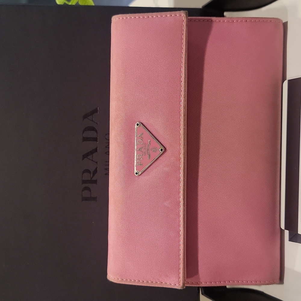 Authentic Prada Tessuto Wallet With Box - image 2